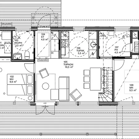 Lägenhet Rukalodge - High Quality With Saunas And Extras. *